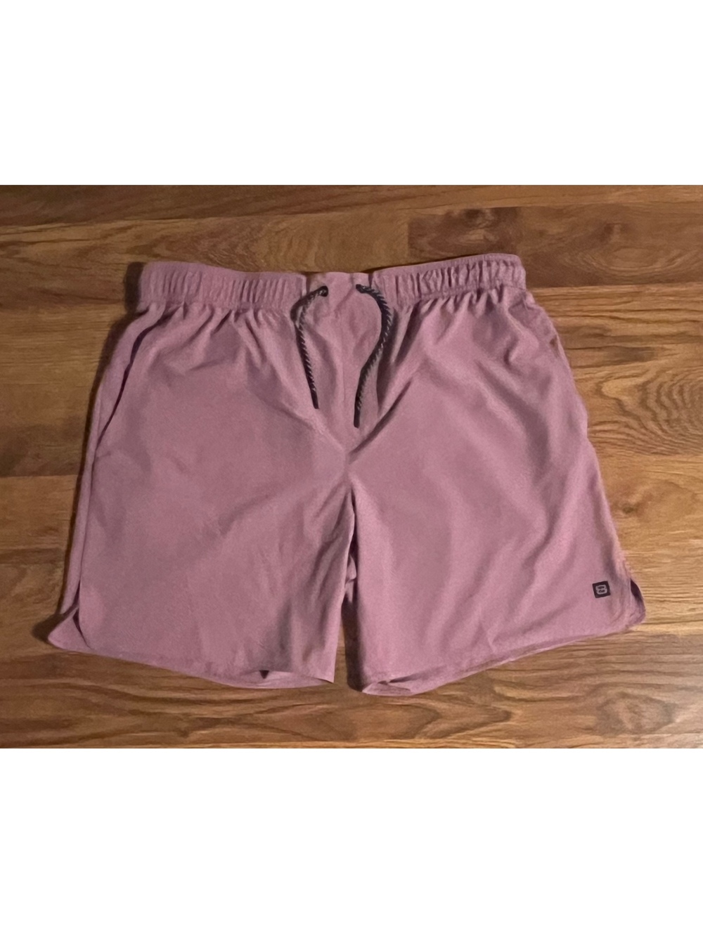 Layer 8 Pink Casual Shorts with Drawstring Waist, Size Large